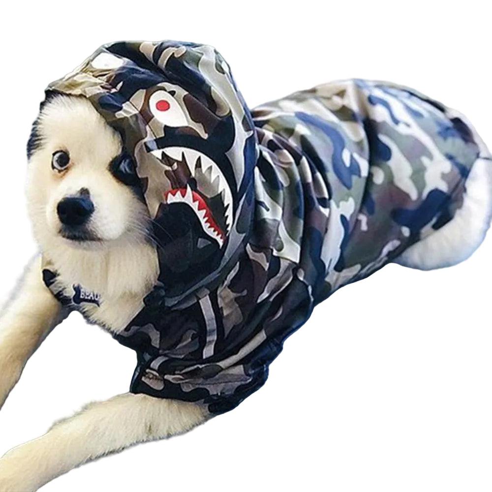 Large Dog Raincoat - Windproof and Waterproof Pet Jacket